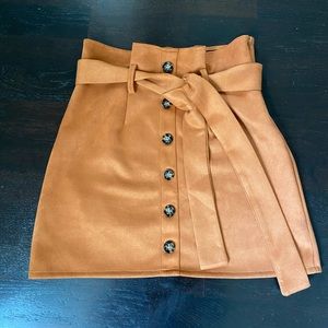 Orange highwaist skirt (M)